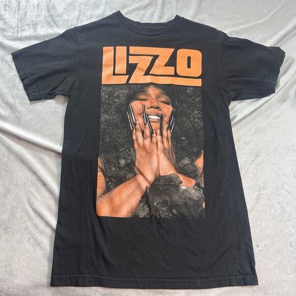 Lizzo Women's Black Tee Size Small - Picture 1 of 6